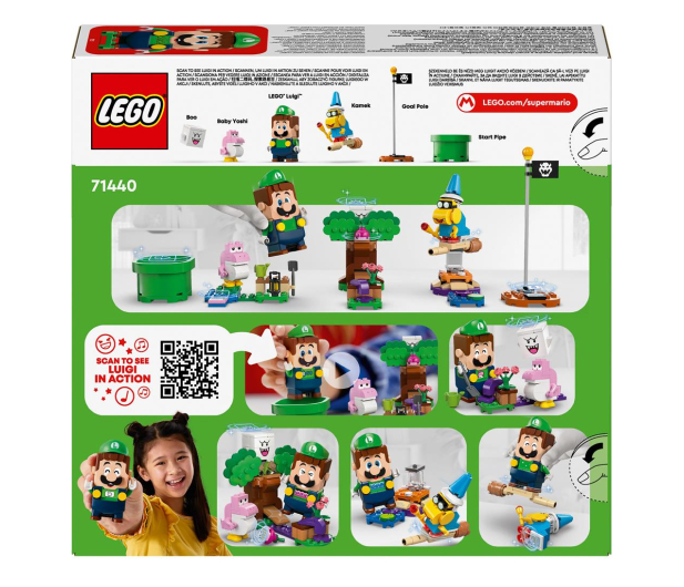 LEGO Super Mario 71440 Przygody z interaktywną figurką LEGO Luigi - 1266159 - zdjęcie 7